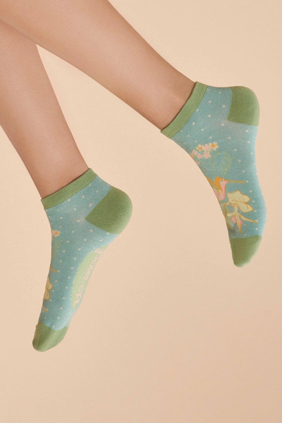 HUMMINGBIRD BAMBOO TRAINER SOCKS-POWDER