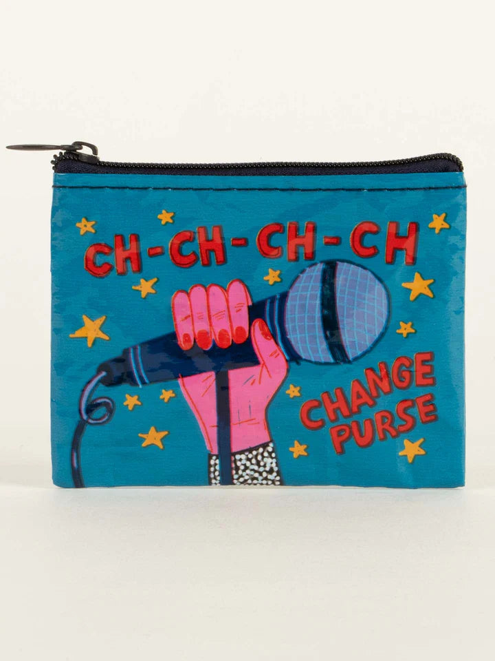 CH-CH-CHANGE COIN PURSE-BLUE Q