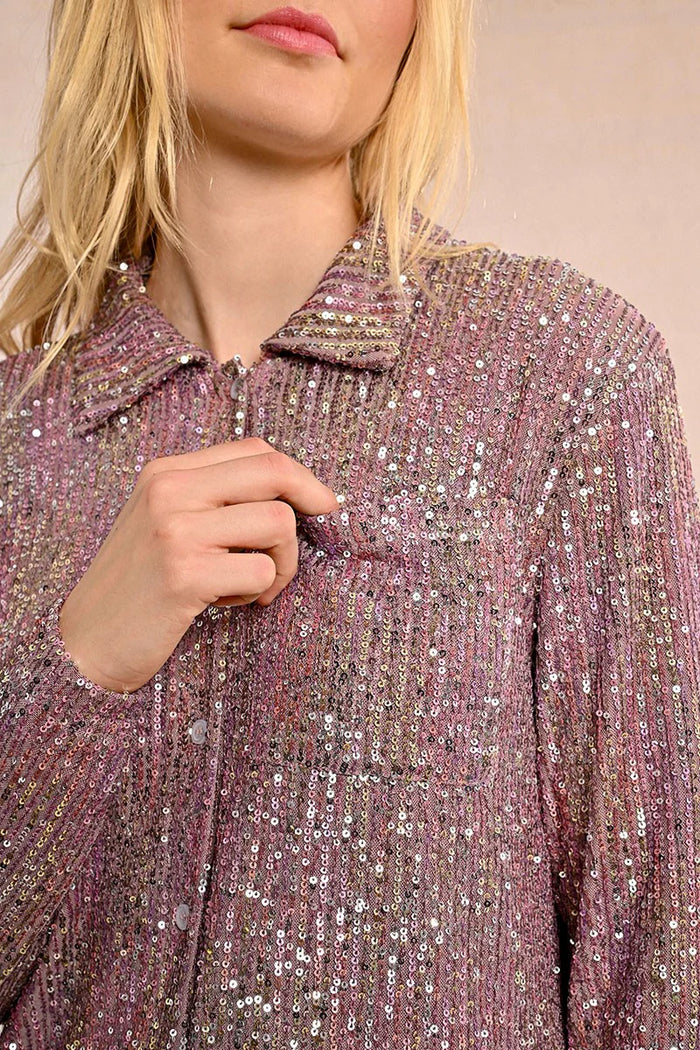 SEQUIN SHIRT-MOLLY BRACKEN