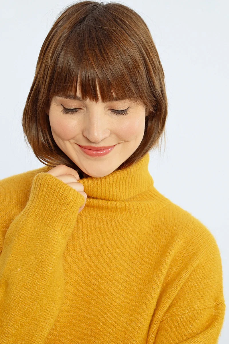 TURTLENECK SWEATER-SAFFRON-MOLLY BRACKEN