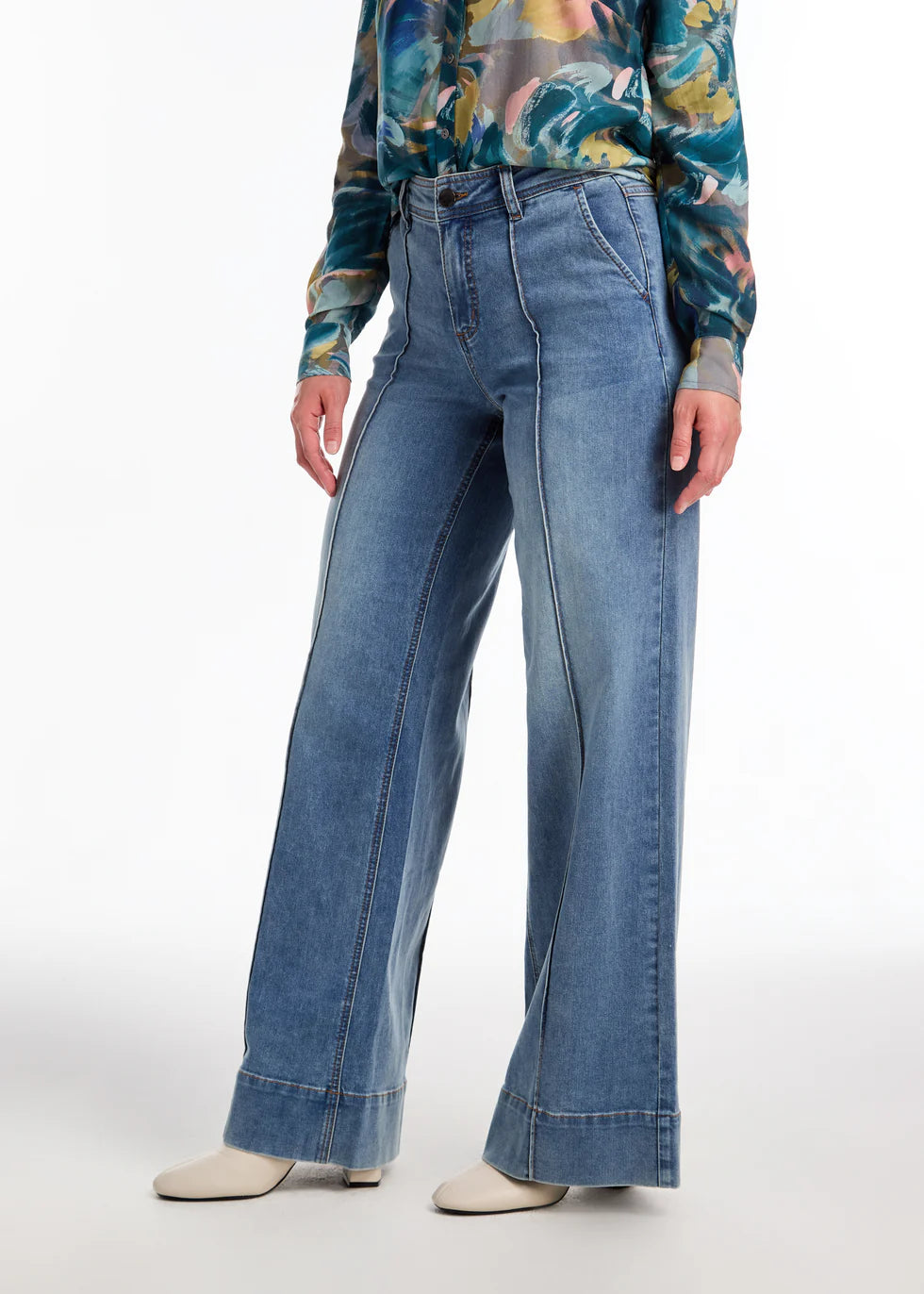 OLIVIA WIDE LEG TROUSER-FDJ FRENCH DRESSING JEANS