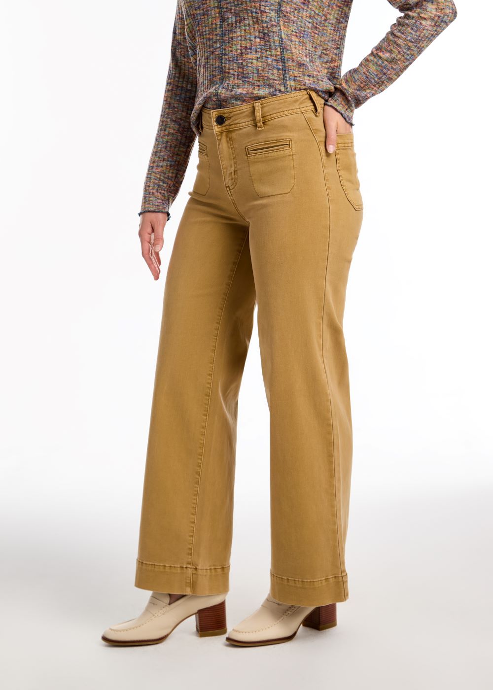 OLIVIA WIDE LEG-GOLDEN-FDJ FRENCH DRESSING JEANS