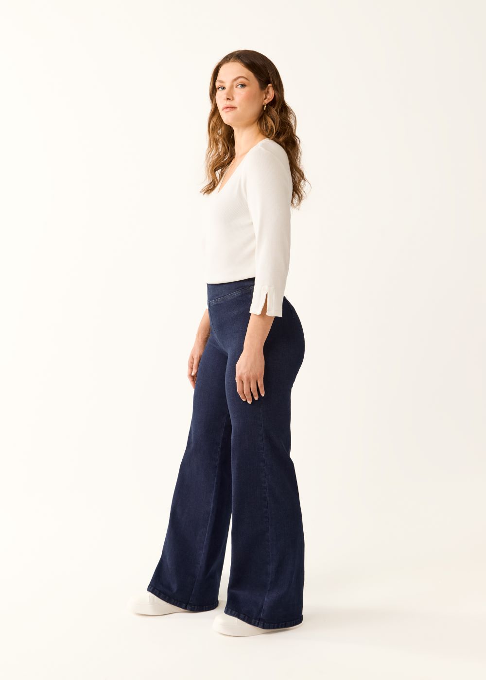 BEYOND DENIM PULL-ON WIDE LEG-FDJ FRENCH DRESSING