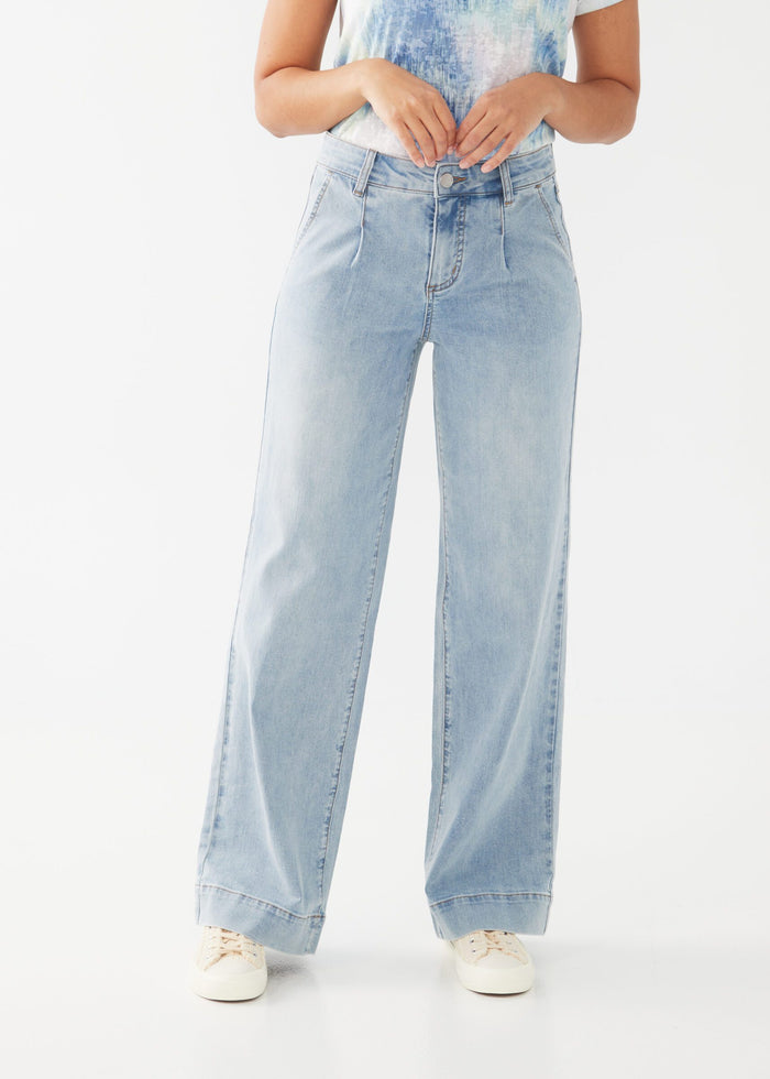 OLIVIA LIGHT WEIGHT WIDE LEG TROUSER-FDJ FRENCH DRESSING JEANS