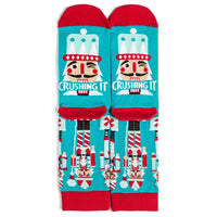 CRUSHING IT NUTCRACKER SOCKS-LAVLEY