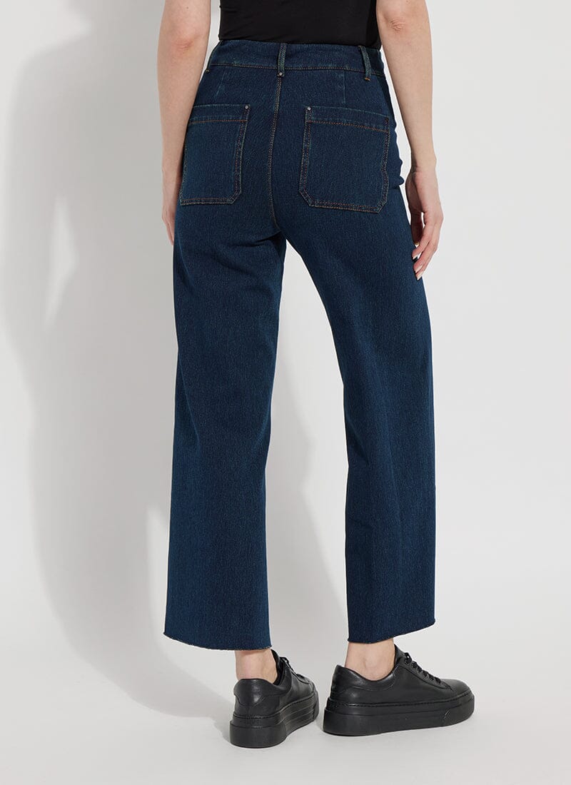 ERIN HI WAIST WIDE LEG DENIM-INDIGO-LYSSE