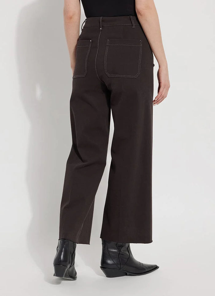 ERIN HI WAIST WIDE LEG DENIM-DOUBLE ESPRESSO-LYSSE