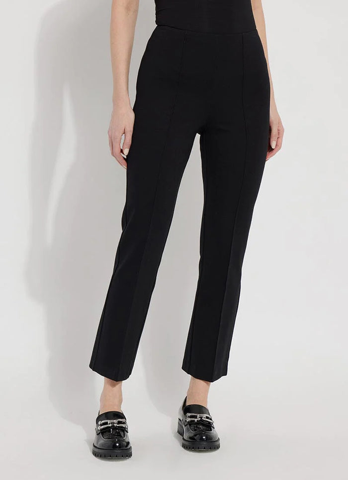 ANKLE 27" ELYSSE PANT PONTE-BLACK-LYSSE