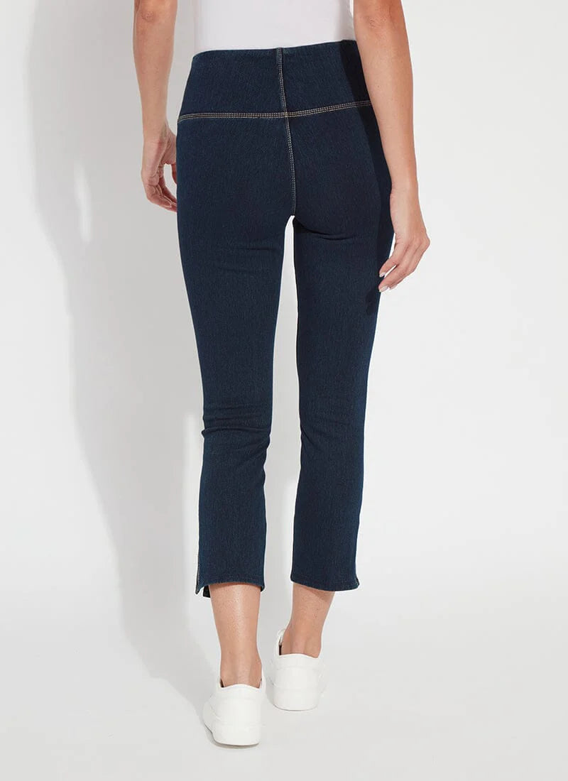 POPPY EMBROIDERED CROP DENIM-INDIGO-LYSSE