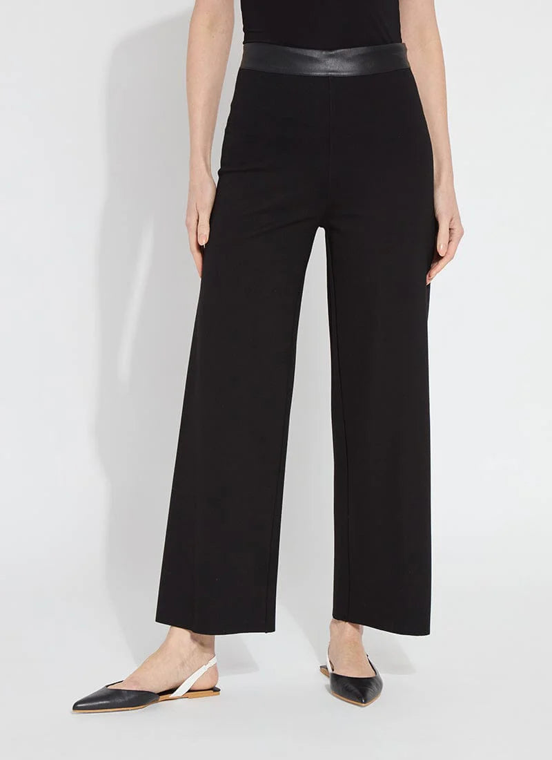 DENVER HI WAIST WIDE LEG PONTE-LYSSE