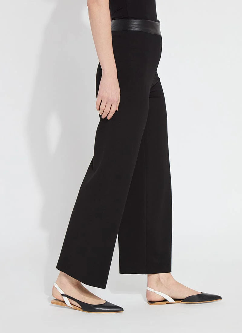 DENVER HI WAIST WIDE LEG PONTE-LYSSE