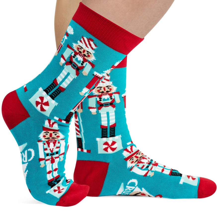 CRUSHING IT NUTCRACKER SOCKS-LAVLEY