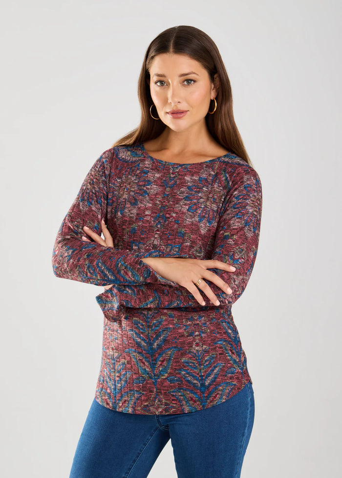 LONG SLEEVE RIB TOP-FDJ FRENCH DRESSING