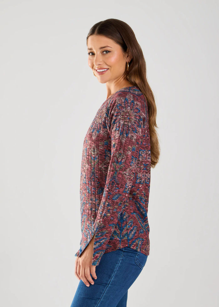 LONG SLEEVE RIB TOP-FDJ FRENCH DRESSING