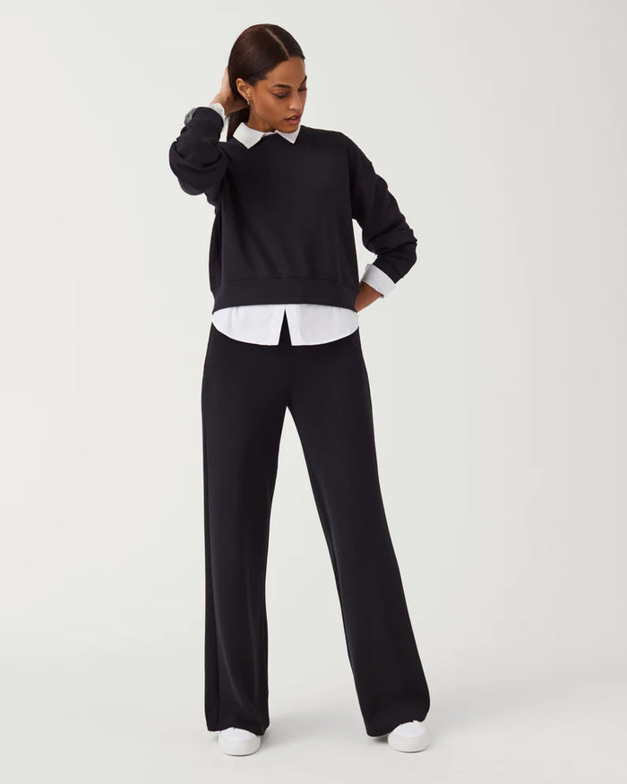 AIR ESSENTIALS WIDE LEG PANT-VERY BLACK-SPANX