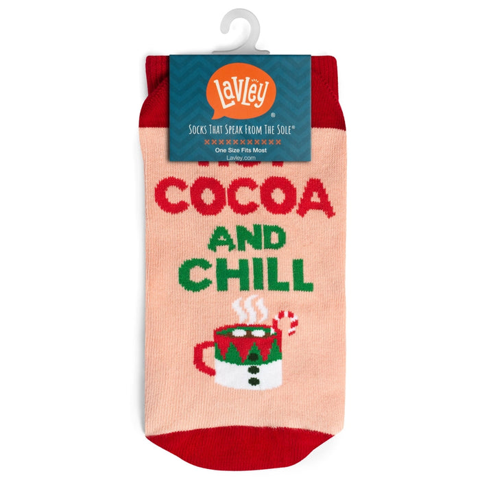 HOT COCOA AND CHILL CHRISTMAS SOCKS-LAVLEY