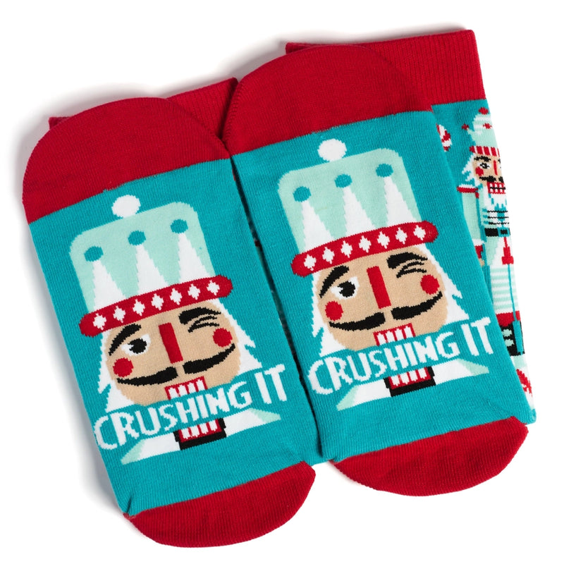 CRUSHING IT NUTCRACKER SOCKS-LAVLEY