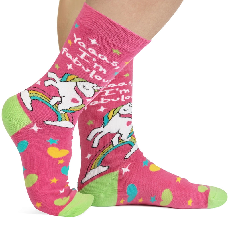 FABULOUS UNICORN SOCKS-LAVLEY