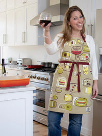 COOKING MAKES ME SO THIRSTY APRON-BLUE Q