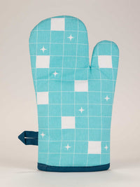 COOKING SHOW OVEN MITT-BLUE Q