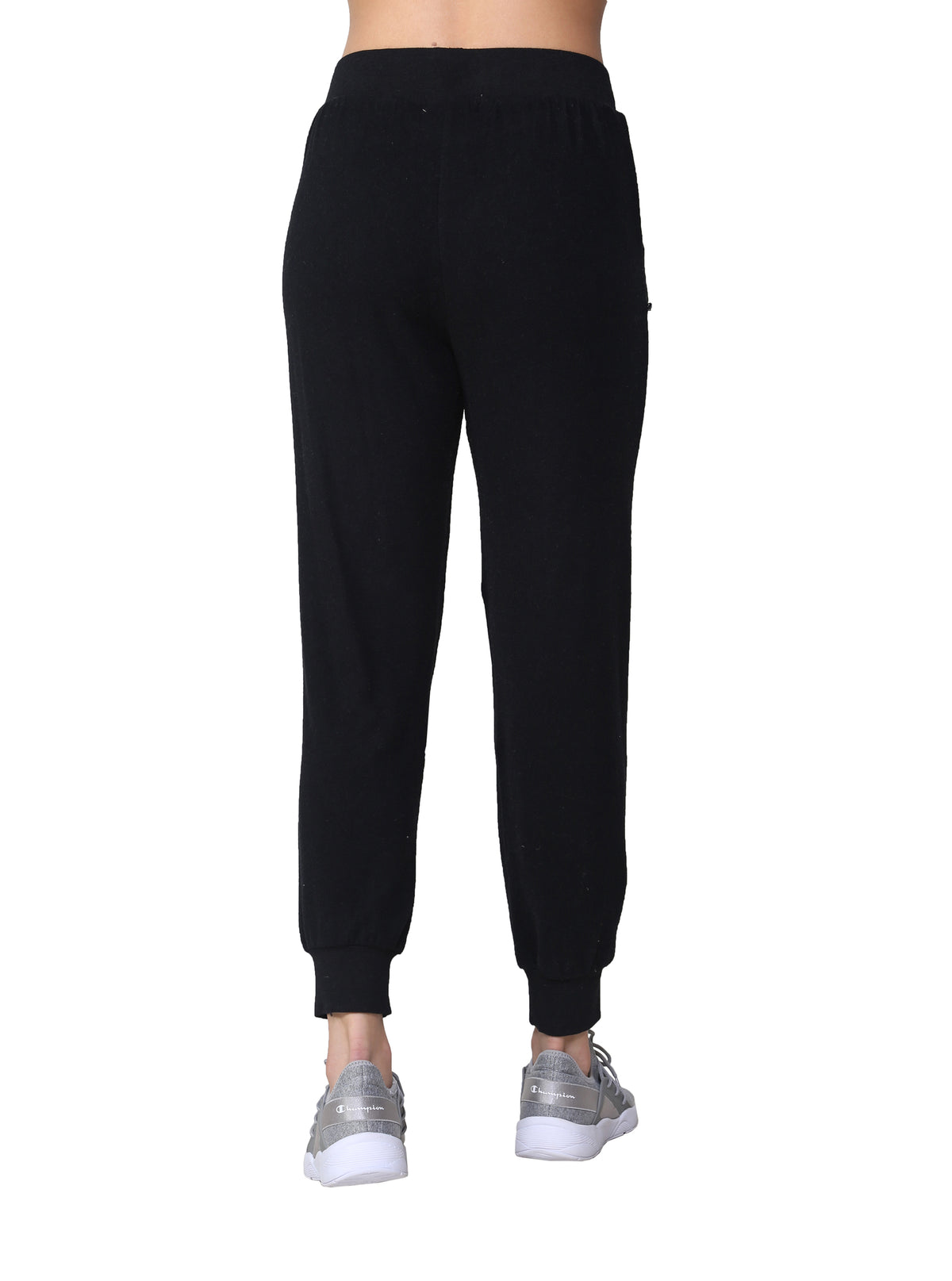 COZY JOGGER W/ POCKETS-BLACK-LA CERA