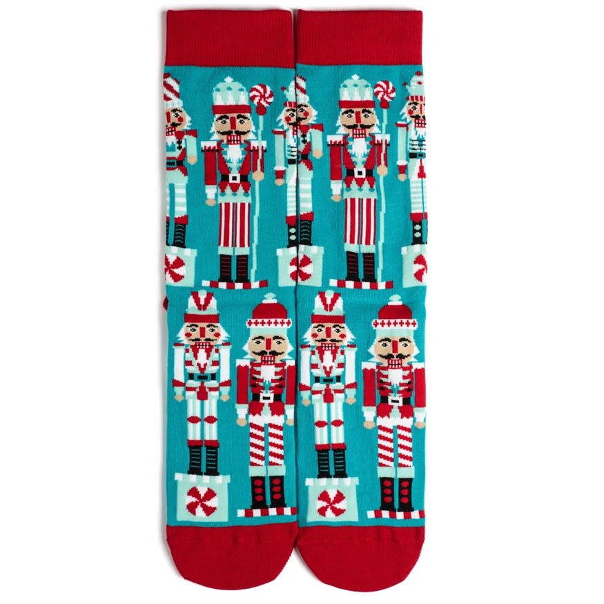 CRUSHING IT NUTCRACKER SOCKS-LAVLEY