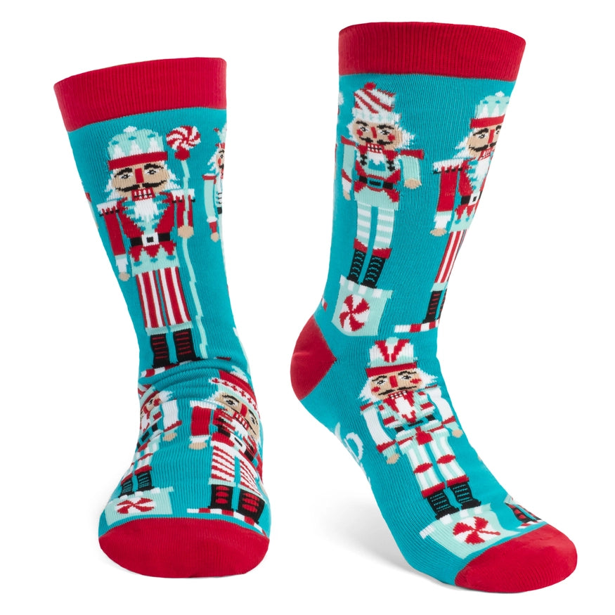 CRUSHING IT NUTCRACKER SOCKS-LAVLEY