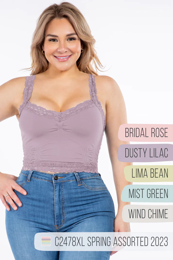 SEAMLESS LACE CORSET BRALETTE -FULL- M. RENA