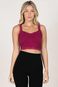 SEAMLESS LACE CORSET BRALETTE -FULL- M. RENA