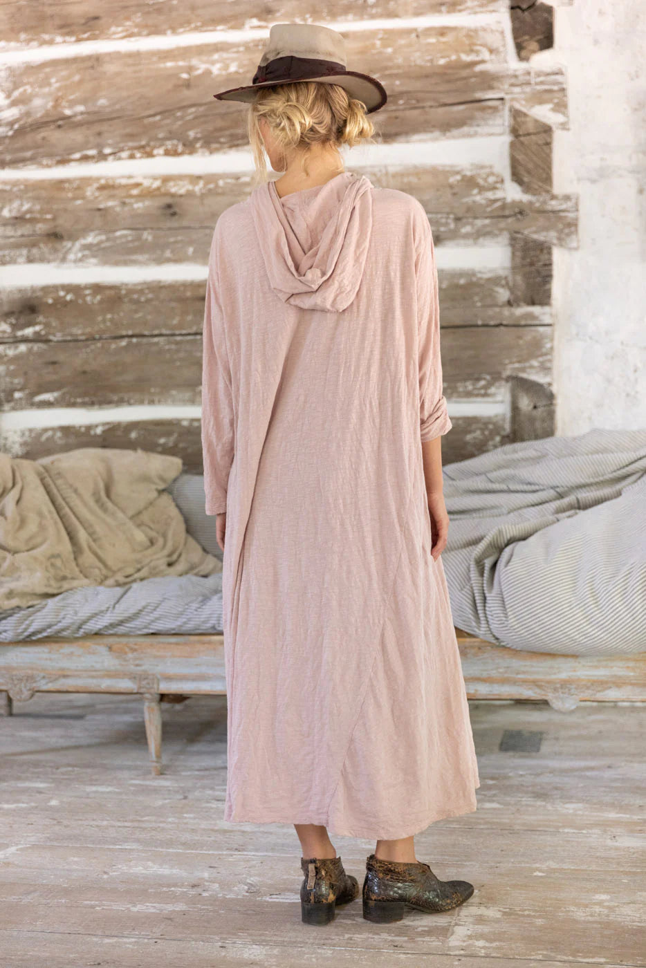 VIGGO HODDIE T DRESS-MAGNOLIA PEARL-DRESS 1120