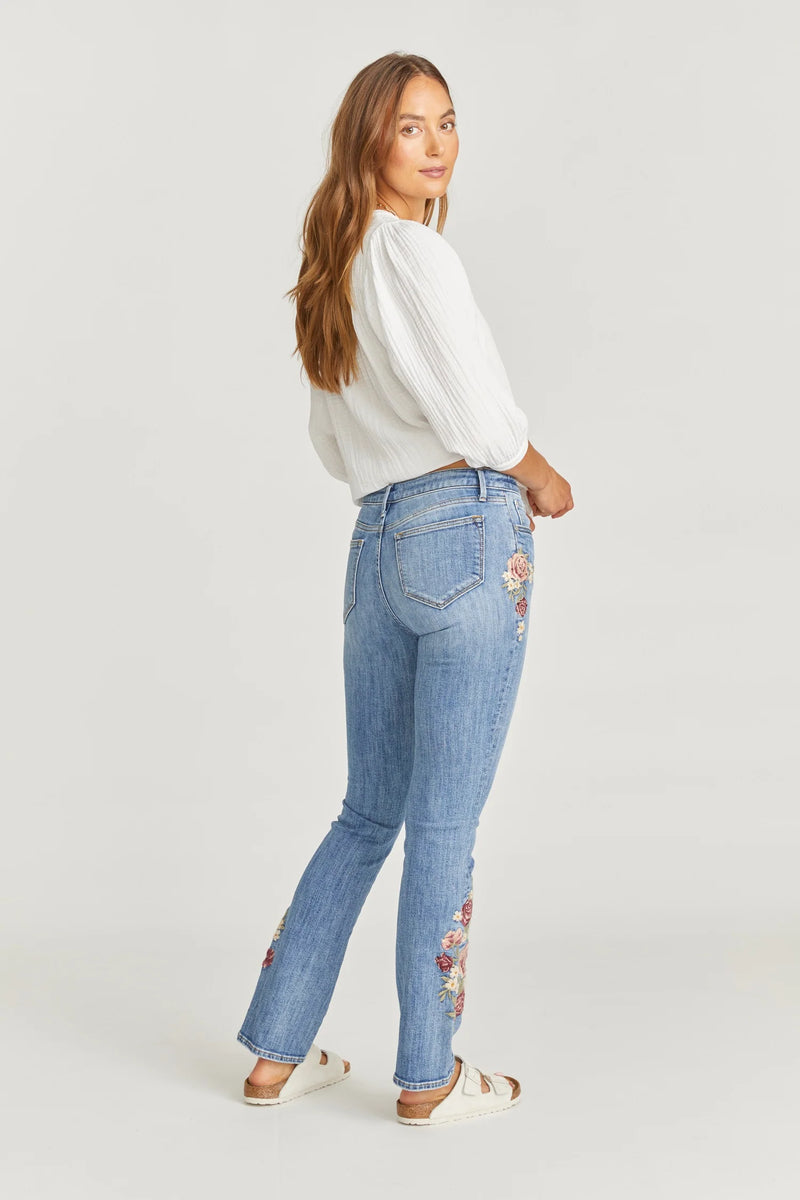 ROSE KELLY BOOTCUT DENIM-DRIFTWOOD