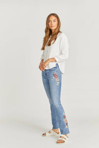 ROSE KELLY BOOTCUT DENIM-DRIFTWOOD