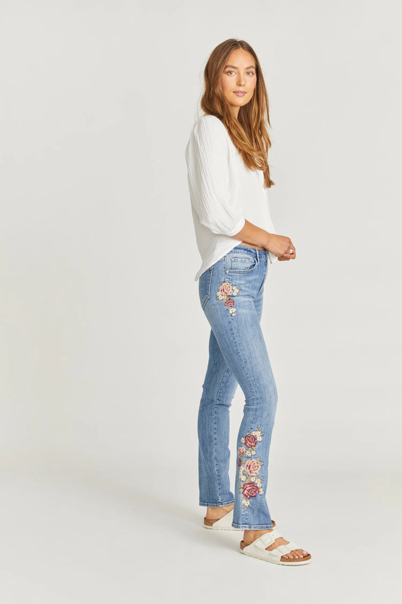 ROSE KELLY BOOTCUT DENIM-DRIFTWOOD