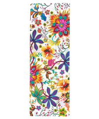 FANTASTICAL FLORAL SILK OBLONG-ECHO DESIGN