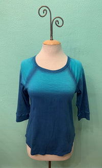 RAGLAN BABY RIB TEE-OCEAN OMBRE-TRANSLATION