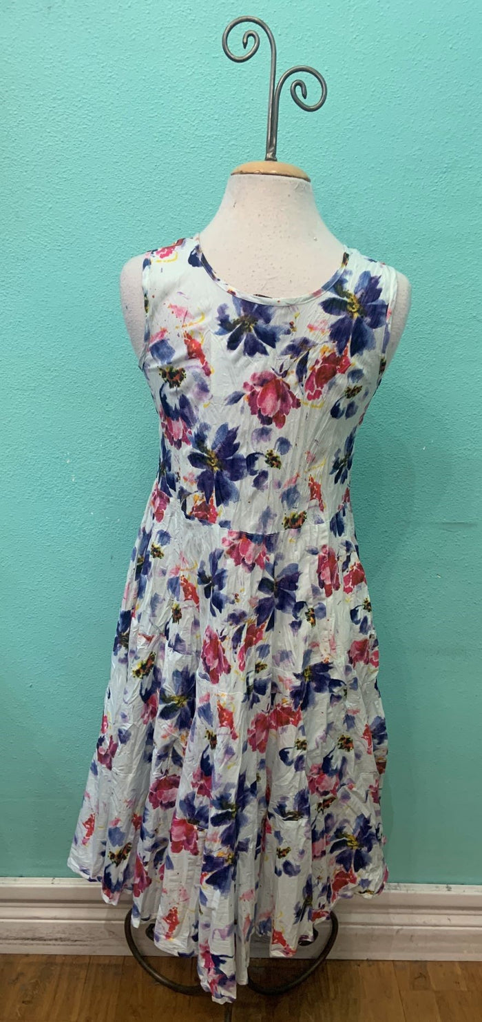 JOY DRESS PINK FLORAL-DRESS ADDICT