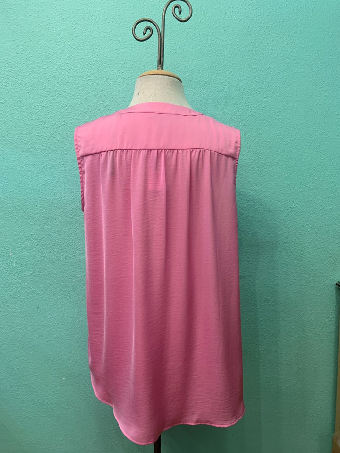 V-NECK TANK AIRFLOW BLOUSE-BON BON-RENUAR