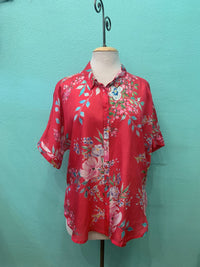 EMELDA LYNN BUTTON UP BLOUSE-JOHNNY WAS