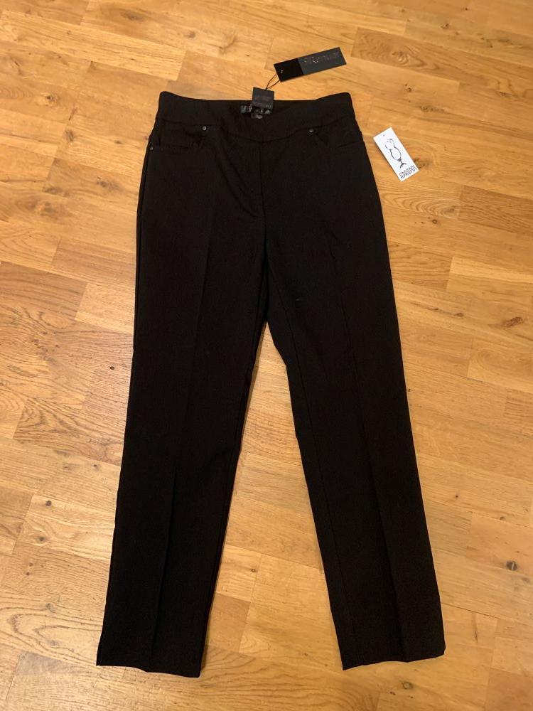 CROP PULL ON PANT-BLACK-RENUAR