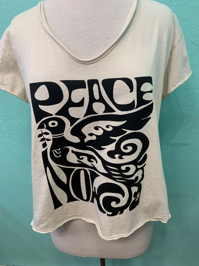 PEACE NOW T-I LOVE LINEN