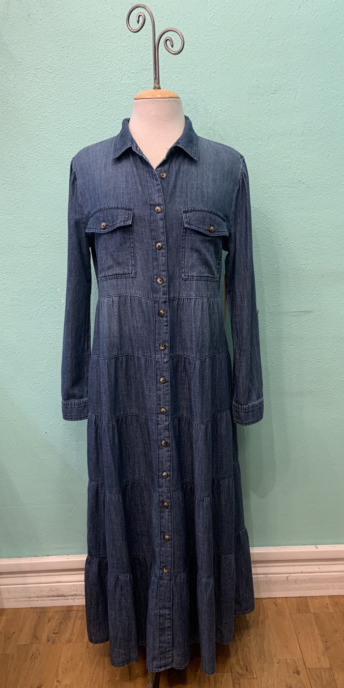 MAVE MAXI DENIM DRESS-BILLY T