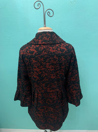 ROSE BELL SLEEVE JACQUARD JACKET-SHANA