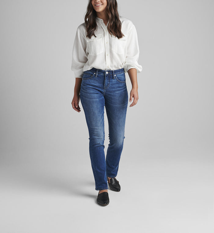 RUBY MID RISE STRAIGHT LEG-THORNE BLUE-JAG JEANS