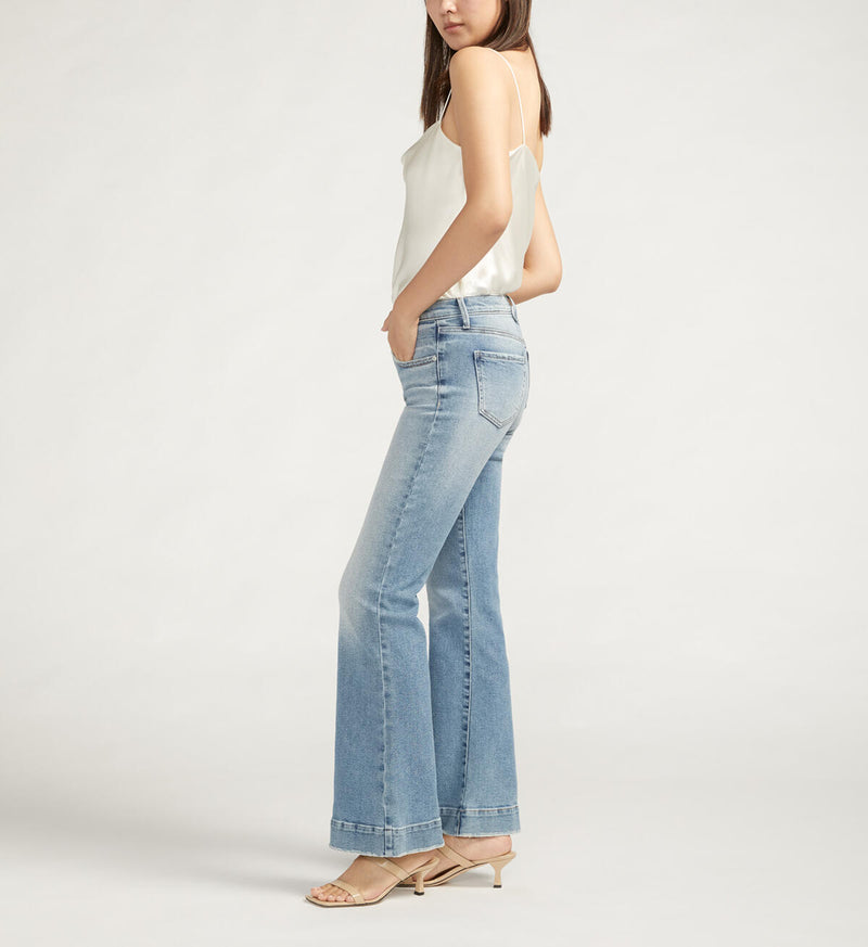 KAIT MID RISE FLARE LEG JEAN 32"-GARDEN BLUE-JAG JEANS