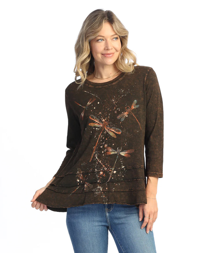 FAIRY DUET 3/4 SLEEVE COTTON TUNIC TOP-JESS AND JANE