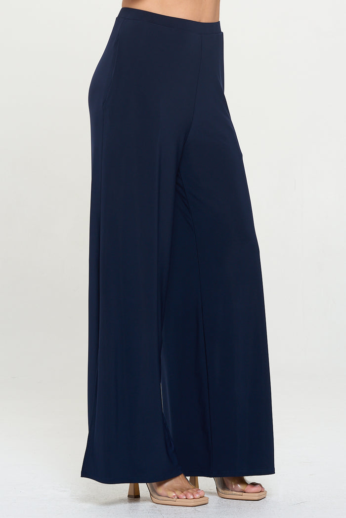 SIDE SLIT PANT-NAVY-LAST TANGO