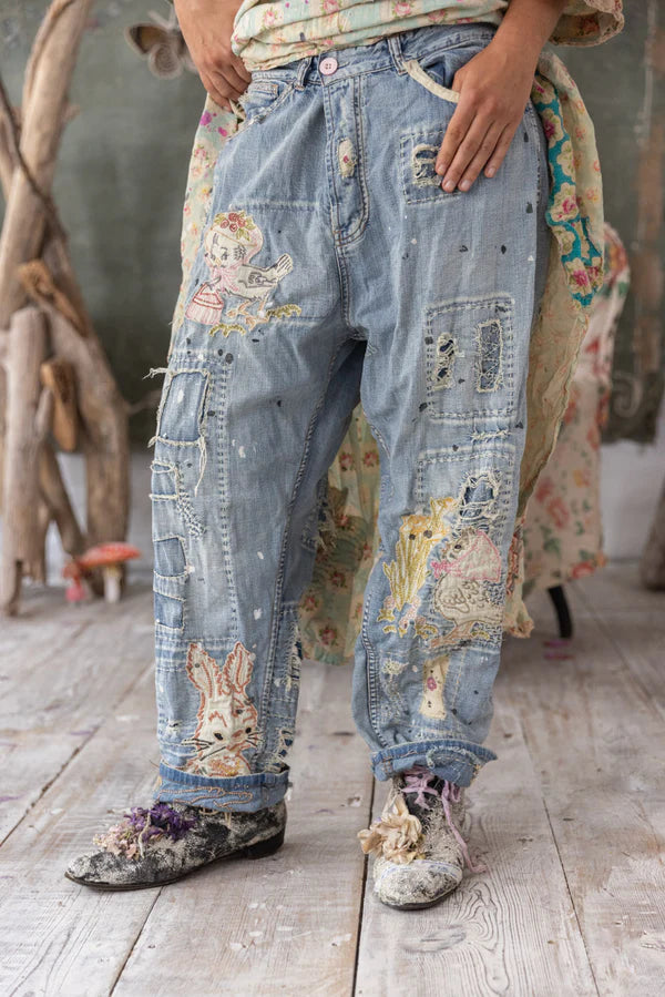 BE A POEM MINER DENIMS-MAGNOLIA PEARL-PANTS 417