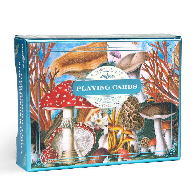 MUSHROOM PLAYING CARDS- EEBOO