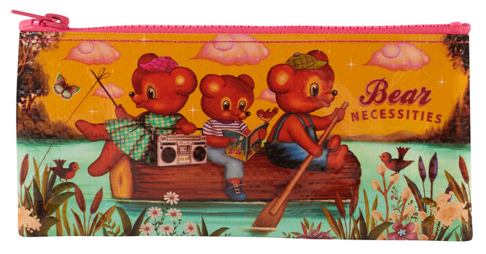 BEAR NECESSITIES PENCIL CASE - BLUE Q