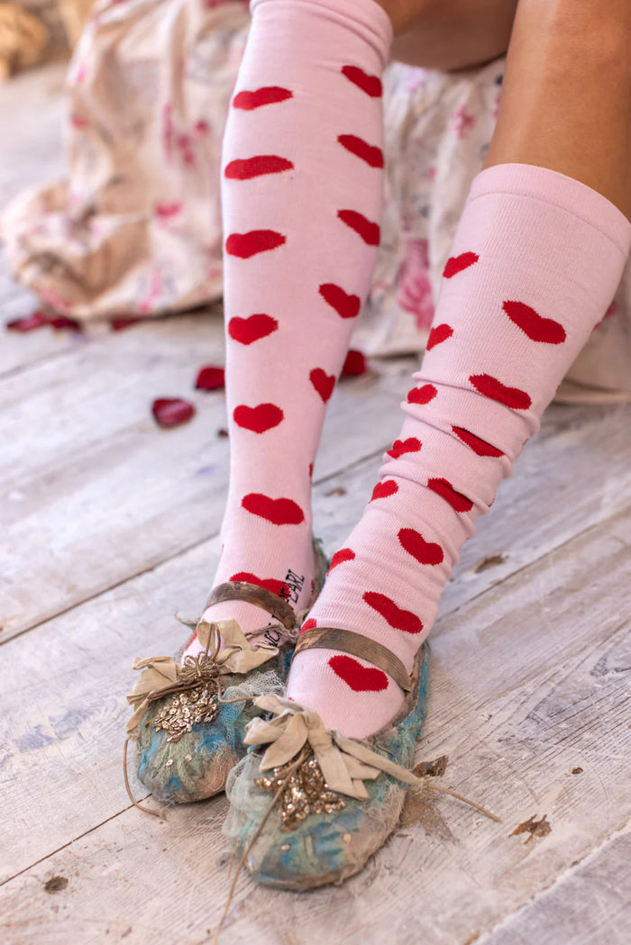 CANDY HEART OTK SOCKS-MAGNOLIA PEARL-SOCKS 062